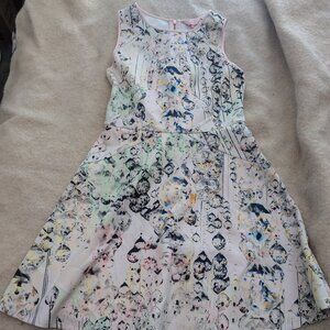 Ted Baker Sapira Synthetic Crystal Droplets Skater Dress